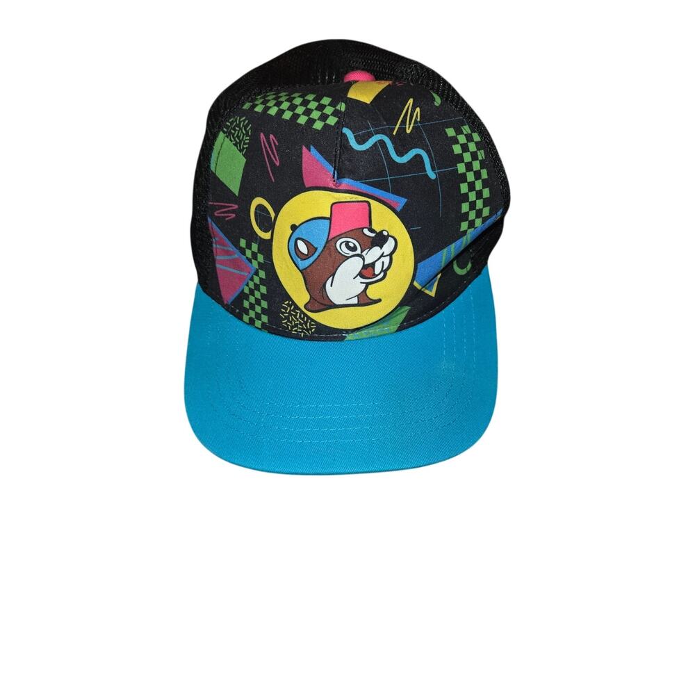 Bucee's Neon Geometric Saved By The Bell Baseball Cap Hat 2019